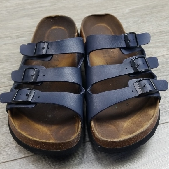 Birkenstock Shoes - Birkenstock 3 strap betula sandals  Womens 8